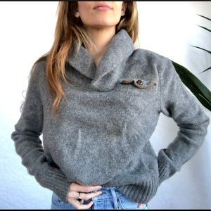 Ralph Lauren Wool Shawl Type Collar Sweater
